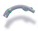 image: DC05 WAND HANDLE - Silver & Lime